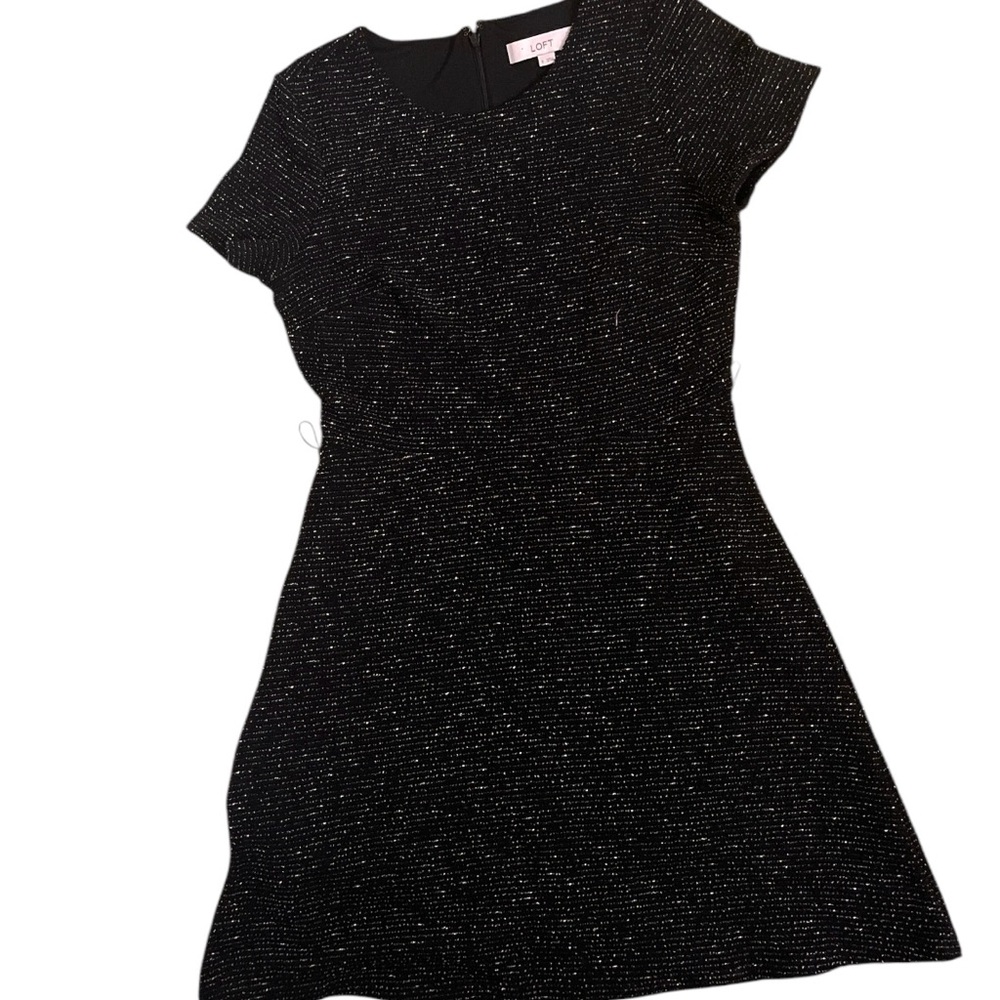 Loft women’s casual Black Dress size 6 - Picture 1 of 9
